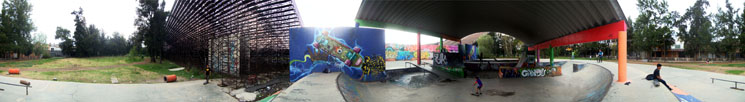 Metro Puebla, skatepark by Anonima