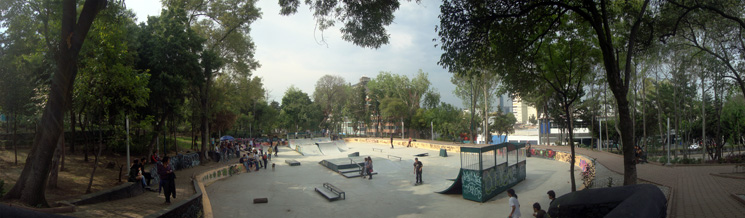 Parque Lira, skatepark by Anonima