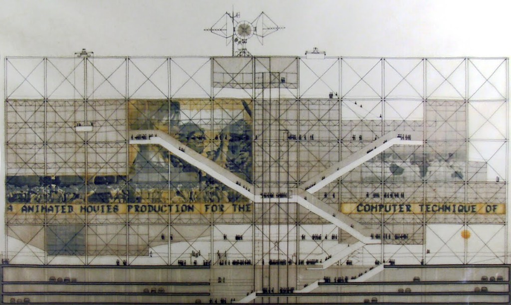 centre-pompidou-facade-elevation-competition-entry-pianorogers-1971