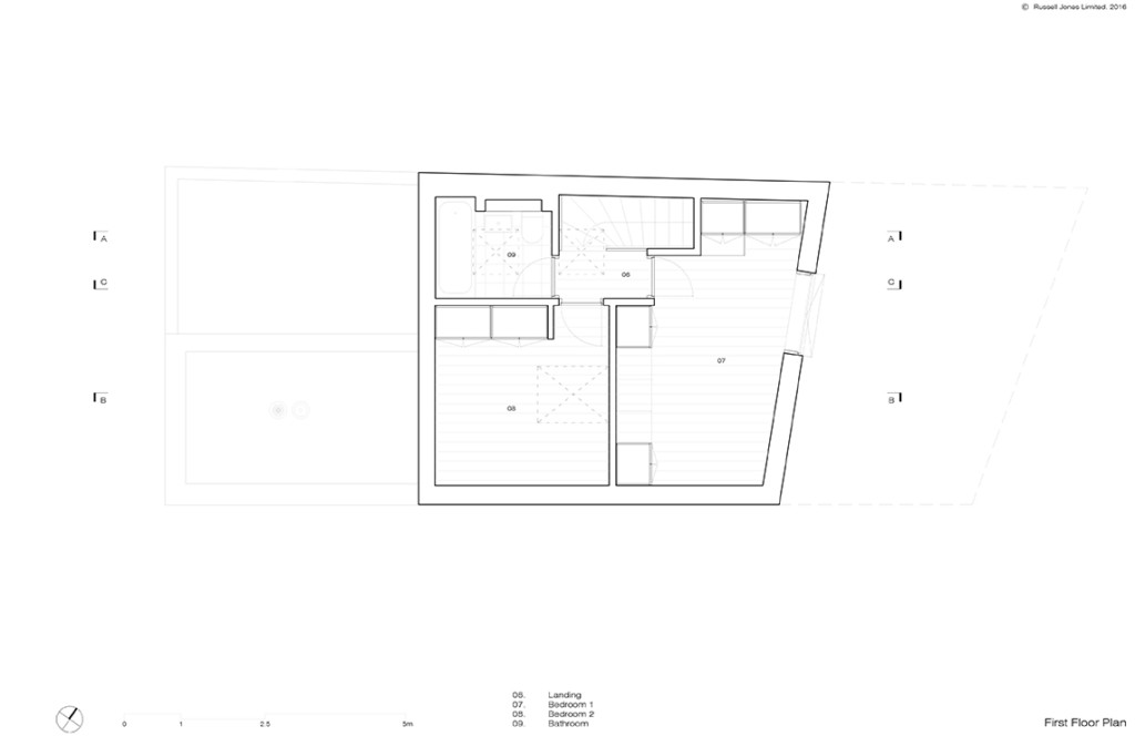 Mews House_Russell Jones_03 First Floor Plan