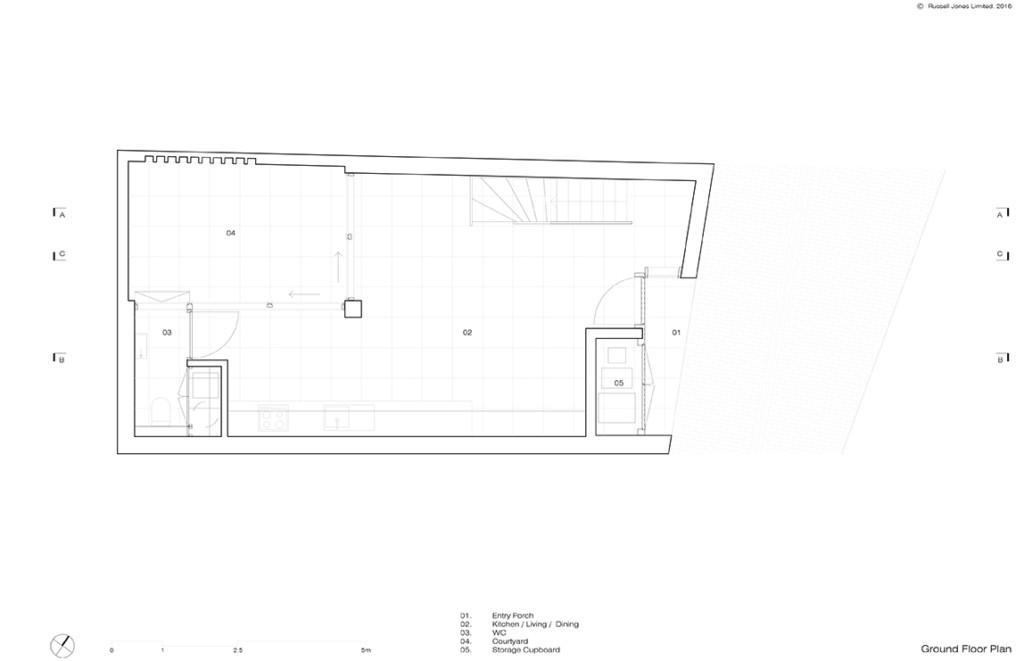 Mews House_Russell Jones_04 Ground Floor Plan